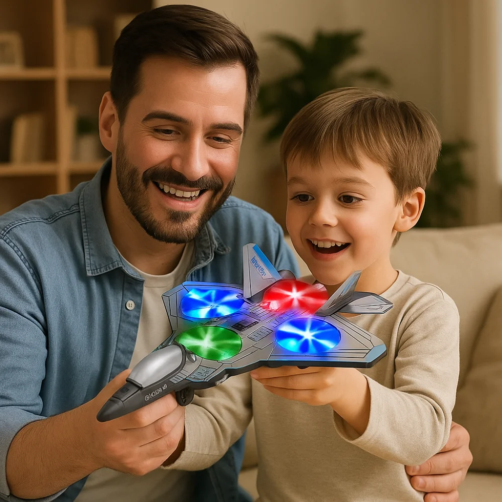 

2.4GHz Foam Remote Control Plane Gravity Sensing Stunt Roll Foam RC Airplanes Waterproof Crash Resistance Drone Plane Toy