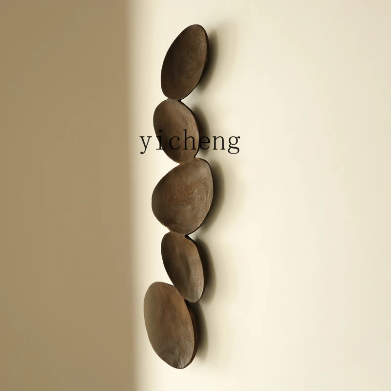 Zz كامل الخشب نحت ورقة الفن تركيب الرجعية الحنين تصميم وابابي الرياح B & B فندق غرفة المعيشة الفني