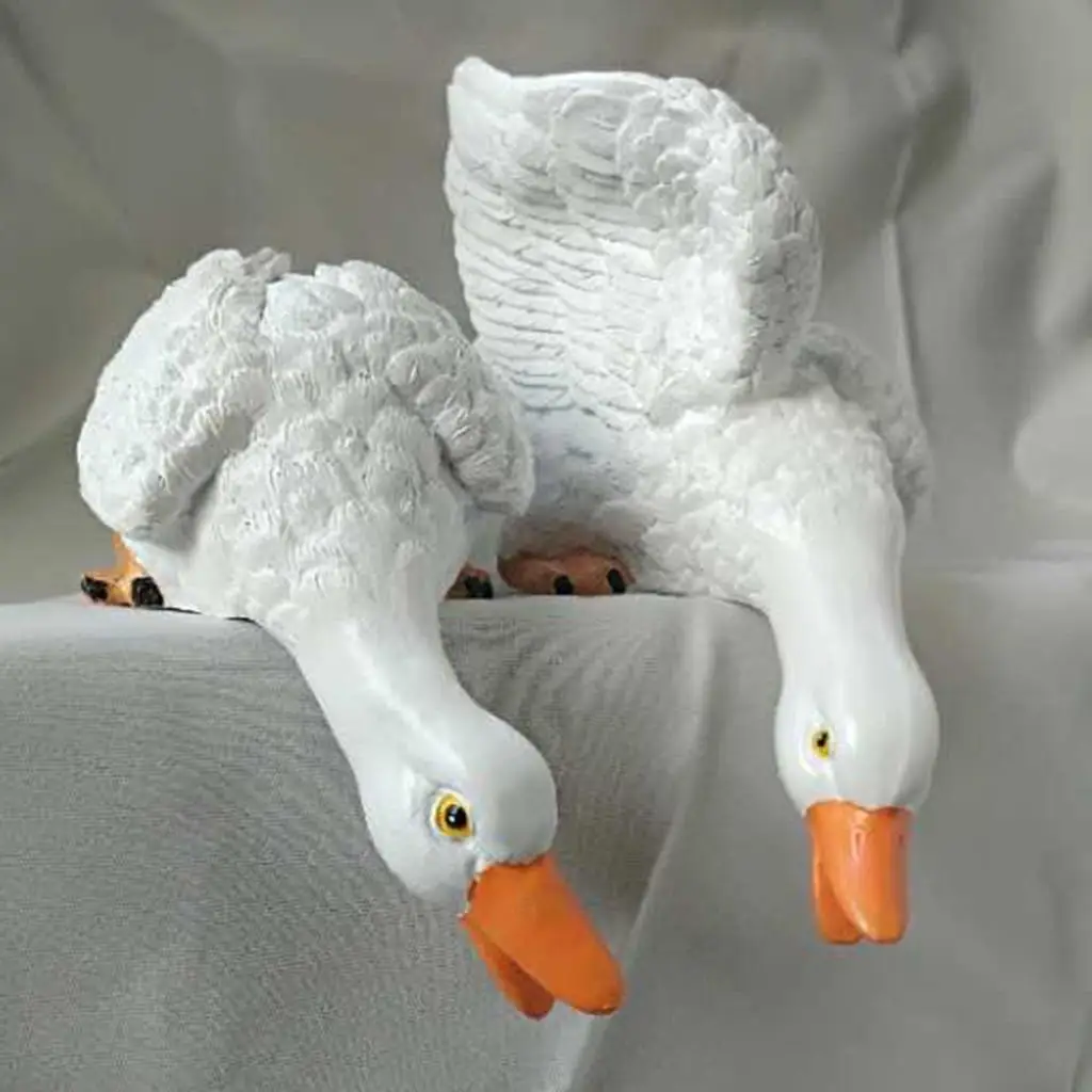 Simulation Resin Garden Statues Animal Figurines - Funny Sculptures Decor -