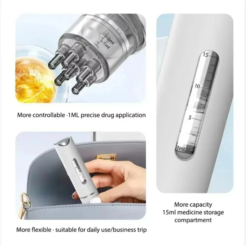 Care Tool Portable Scalp Applicator 2-in-1 Liquid Guiding Essential Oil Massager 15ml Capacity Scalp Massager Comb Scalp Care