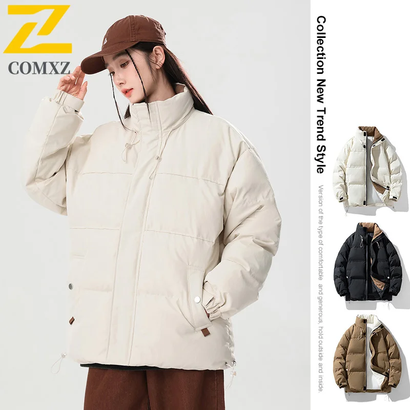 سترة خبز كلاسيكية للرجال على الطراز الأمريكي ملابس الشارع معطف حراري كبير الحجم مقاوم للماء ومقاوم للرياح سترة شتوية مناسبة للتخييم والصيد #1