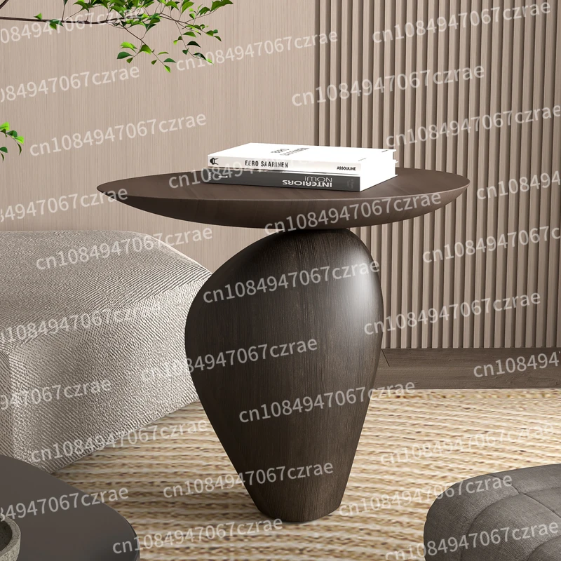 

Creative asymmetrical small coffee table, small table, living room sofa ornaments, artistic pebble shaped decorative furniture