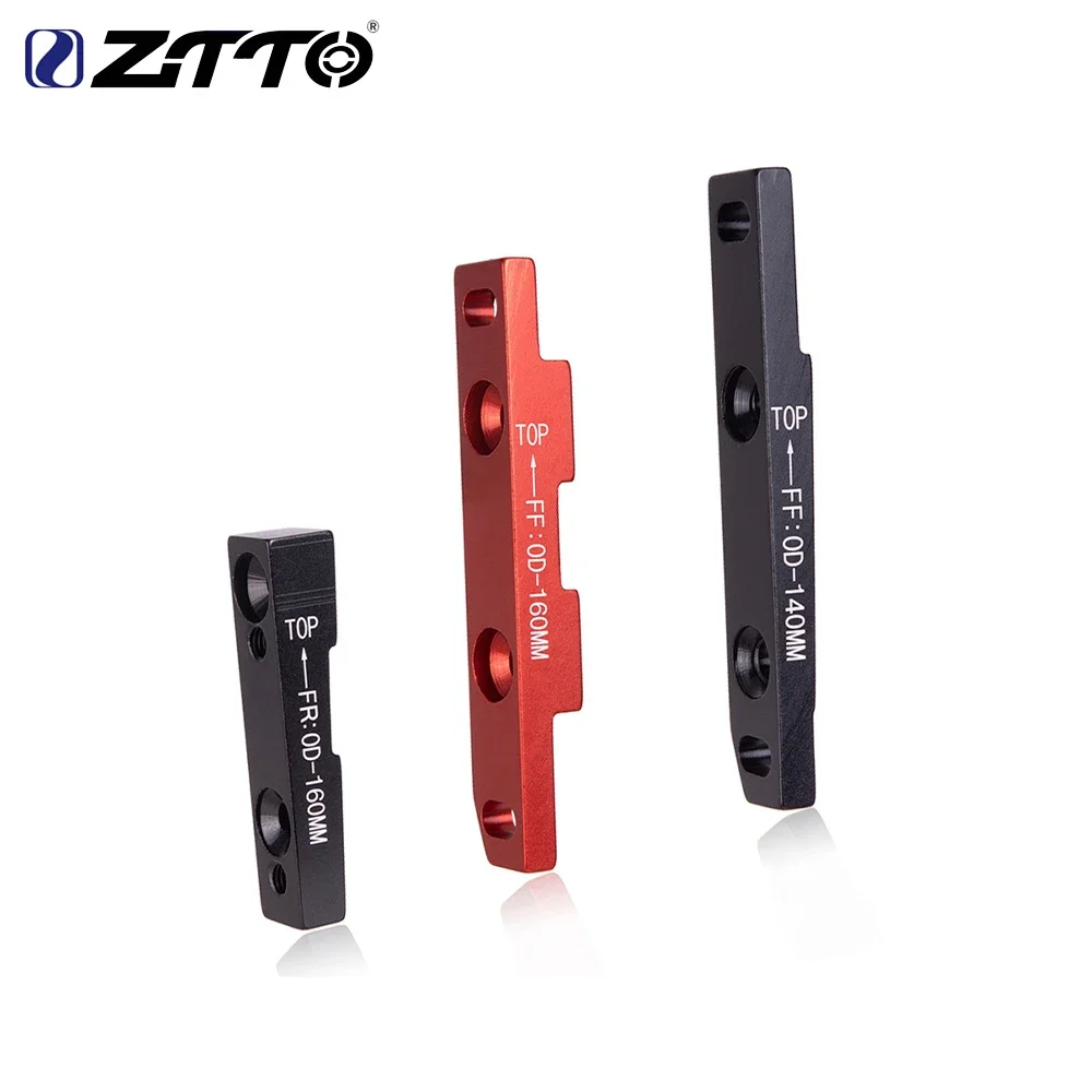 ZTTO 1pc flat Mount Adapter Ultralight Road bike Disc Brake Bracket F Disc Brake Mount Adapter for 140mm 160mm brake rotor