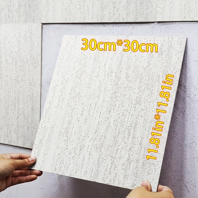 Imitation Stone Wall Panel Self Adhesive Flexible Soft Faux Travertine Wall Tile Sticker for Bedroom Kitchen Wall Refurbishment