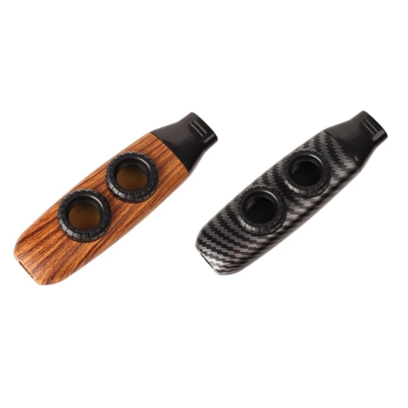 

Double Hole Design Kazoo Double Membrane Kazoo Accompaniment Ukulele Guitar Violin Portable Musical Instrument