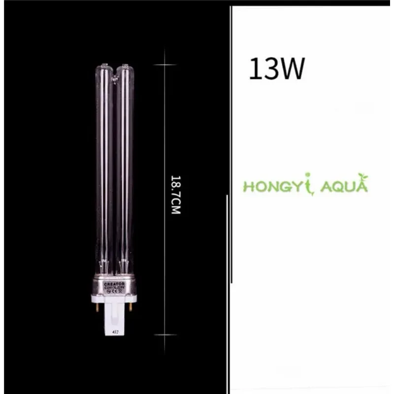 1 piece 3W/5W/7W/9W/10W/13W UV germicidal lamp UV wick aquarium filter disinfection lamp filter accessories fish tank lights