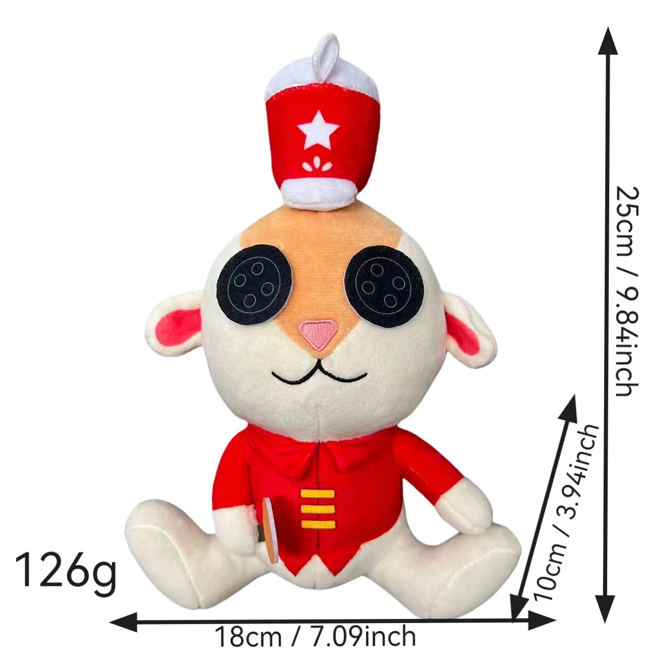 28cm Coraline Plush Stuff Cartoon Figure Kawaii Doll Soft Pillow Ugly Kids Cute Collectible Dolls Decoration Toys Birthday Gifts image 3