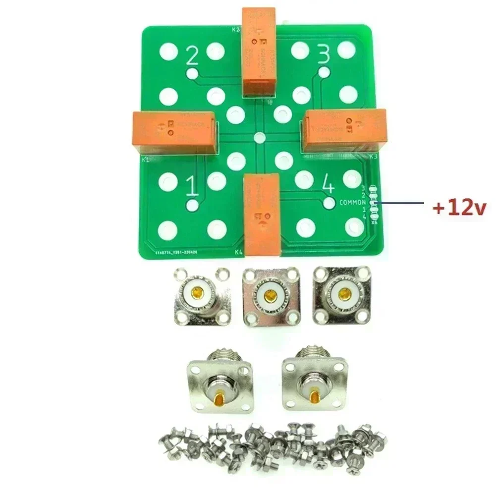 

4:1 Coaxial Remote Control Antenna Switch SO-239 (with Controller) 1.5kW CW/RTTY Or 3000W PEP Remote Control Antenna Switch