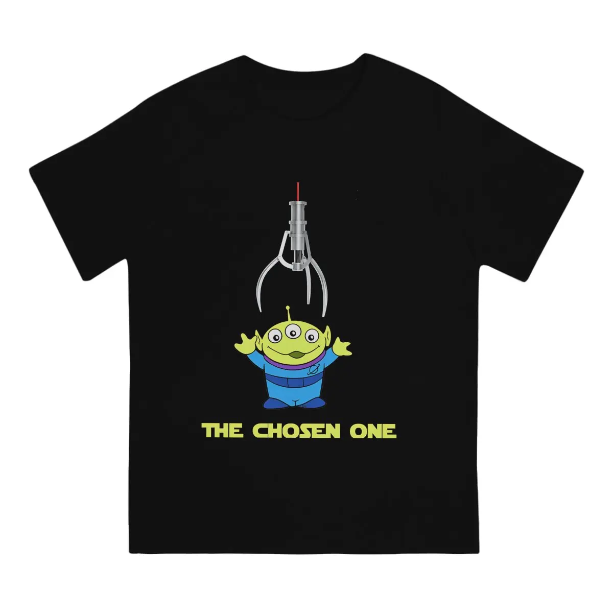 Disney Toy Story Alien Newest TShirt for Men The Chosen One Sticker Round Neck Basic T Shirt Distinctive Birthday Gifts Tops