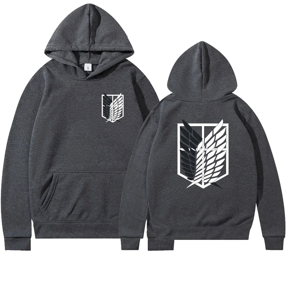 Anime Attack on Titan Womens Hoodie Hoodies Women Streetwear Pullover Harajuku Shingeki no Kyojin Hoody Sweatshirt Clothes image 5