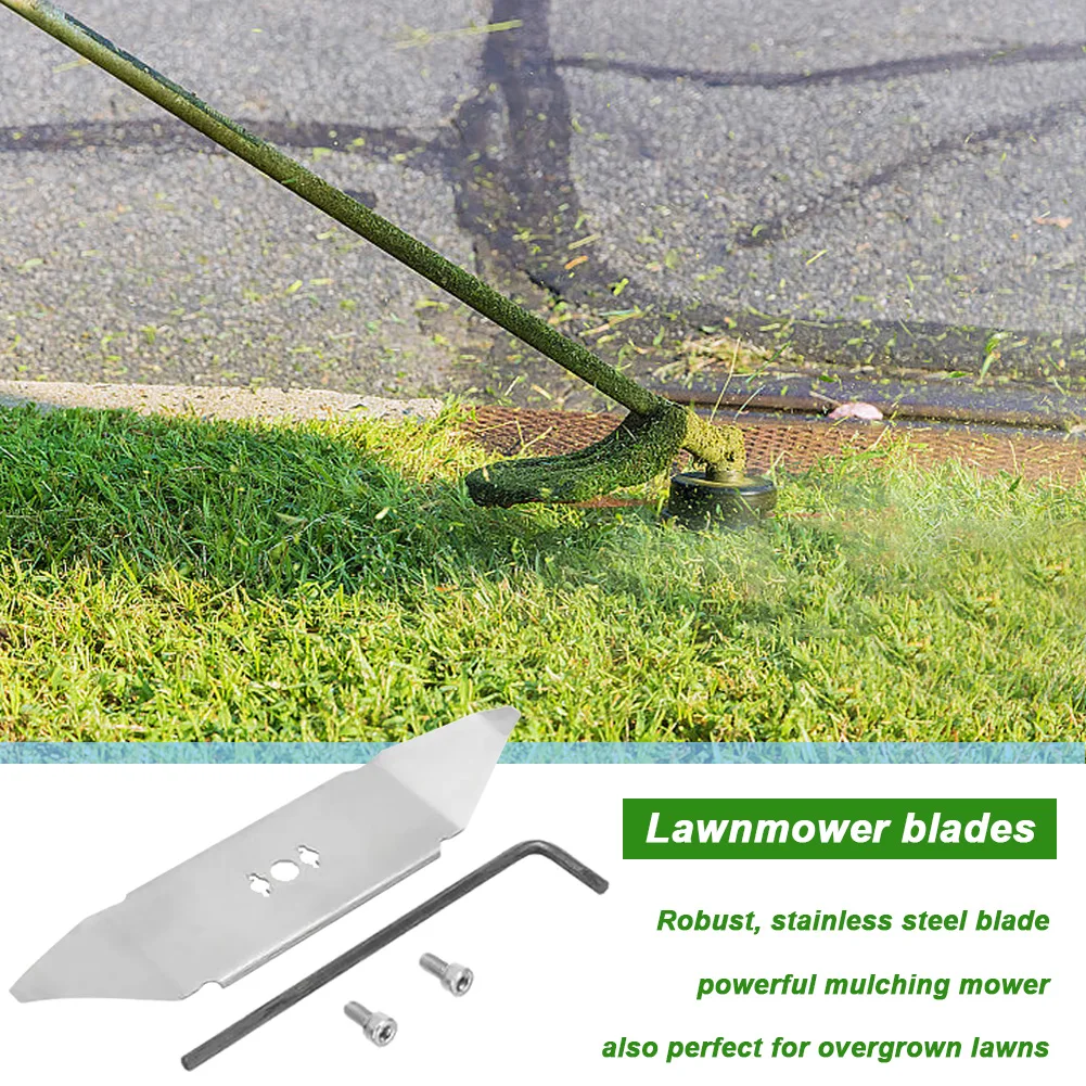 Zubehör für Garten-Rasenmäher aus Edelstahl mit Inbusschlüssel, Rasenmähermesser für Robomow RX Rasenmäher