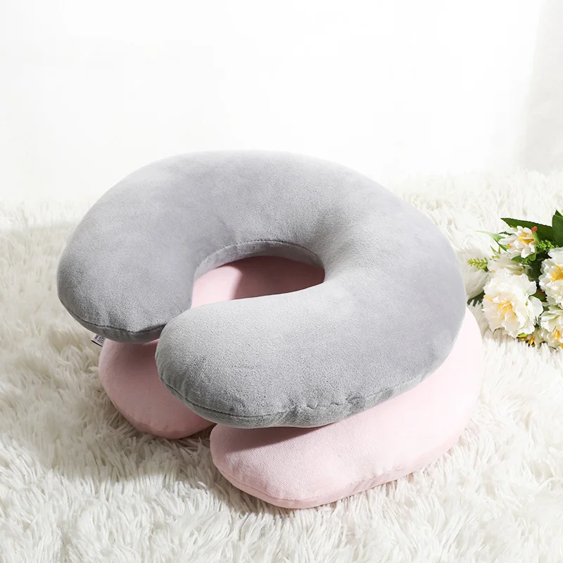 U-shaped Pillow Slow Rebound Neck Pillow Convenient For Carrying Office Lunch Break U-shaped Pillow Memory Cotton 2024 New