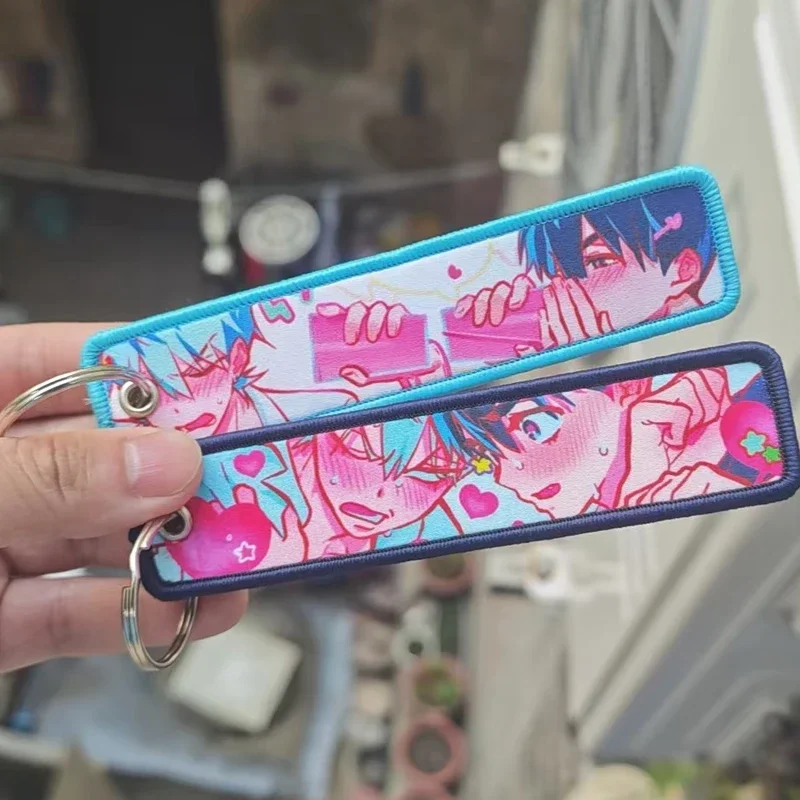 Alien Stage Embroidery Key Fobs Holder Tags Keychain for Motorcycles Ring Mizi Sua Till Ivan Hyuna Luka Jet Tag Key Gift