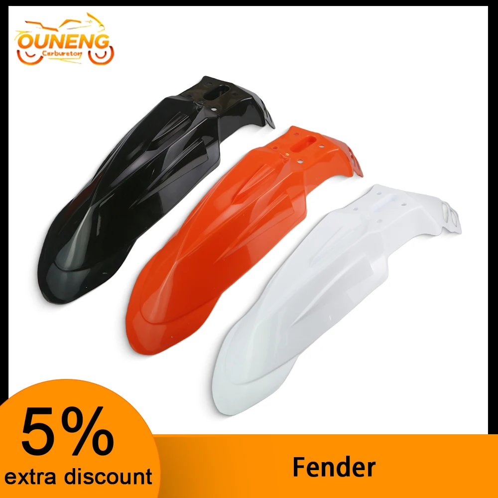 

Universal Motorcycle Front Fender Plastic For Honda Kawasaki Suzuki Yamaha KTM DRZ KX YZ KTM WR XR Motorcycle Accessories