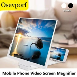 HD Phone Screen Magnifier Universal Phone Holder Desktop Bracket Amplify Video Amplifier Projector Stand For iPhone 12 11 Huawei