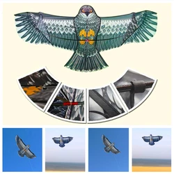 Free shipping 2m large eagle kite flying for adults wheel nylon kite line owl kite foil animal kites for sale bird