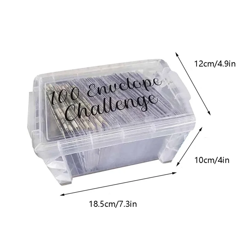 ABHU 100, конверты, экономия денег, справочник для планирования бюджета, мастеррование прогресса с коробкой для хранения для оплаты E, 18,5 X 12