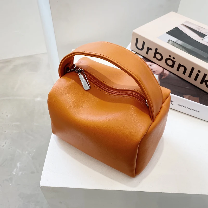 Texture Soft Leather Handbag for Women 2024 New Japanese Versatile Crossbody Mobile Phone Bags Large Capacity Shoulder Bag