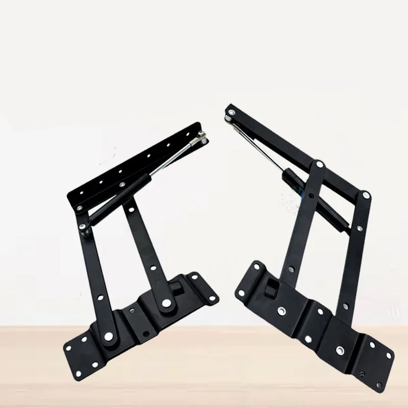 Furniture Lift Folding Cabinet Hinge 2PC/set DIY Lift Spring Hinge Lift Coffee Table Top Folding Mechanism Hardware