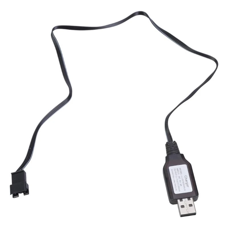 SM4P USB Charging Cable SM4P LED Indicators For 7.4V LithiumBattery RCModel Vehicles Boats Remote Controlled Toy