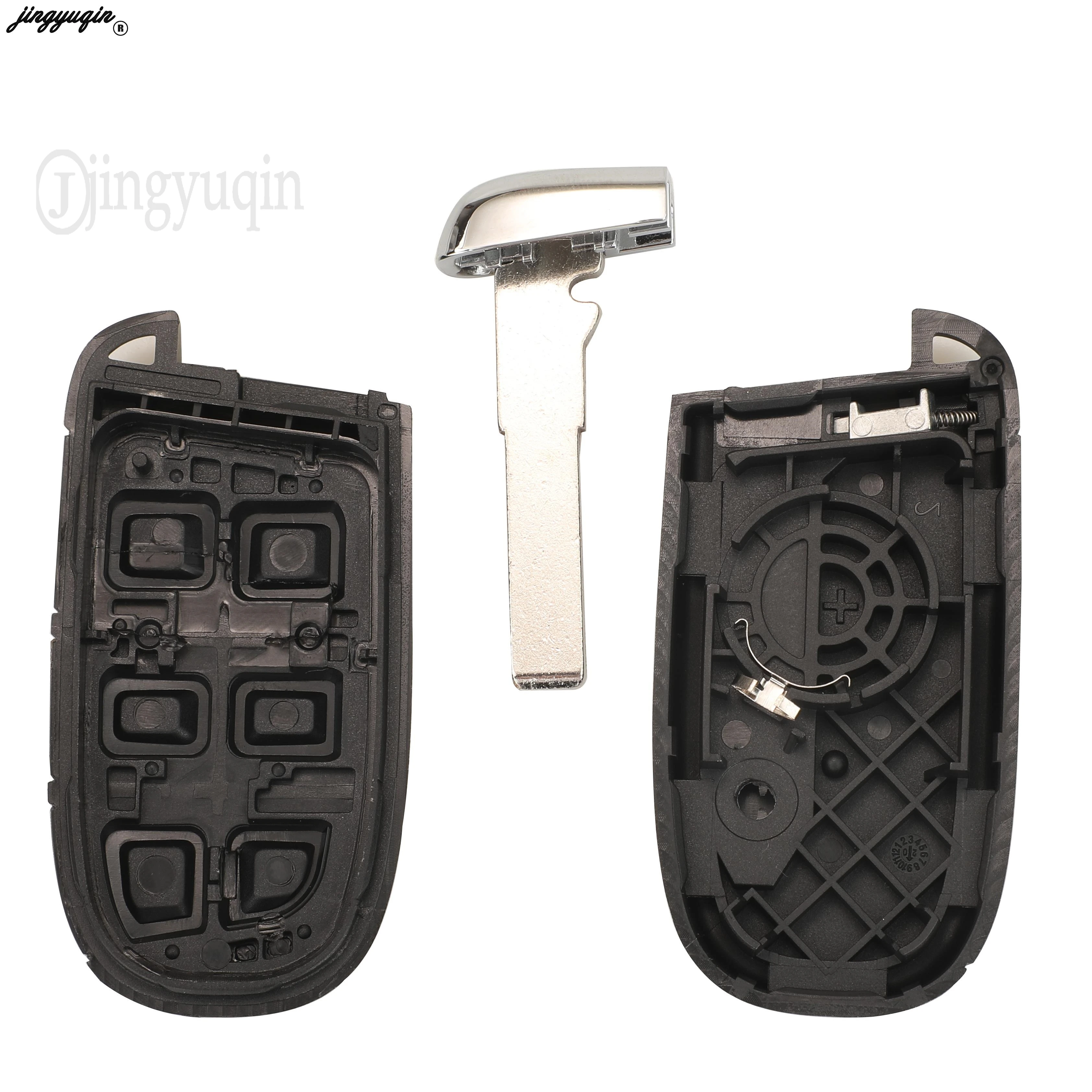 

Jingyuqin 2/3/4/5 кнопок чехол с дистанционным управлением для 500 500L 500X 2015 2016 2017 2018 2019 2020 сменный брелок SIP22 лезвие