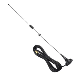 9Dbi  SMA-Female Antenna Dual Band VHF/UHF Car Magnetic Antenna Magnetic Stand Design Center Frequency 144/433MHZ