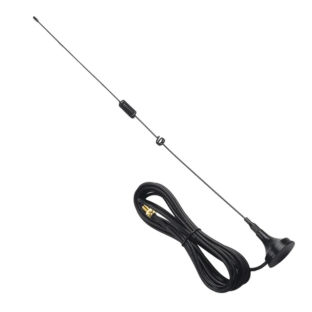 9Dbi SMA-żeńska antena dwuzakresowa VHF/UHF samochodowa antena magnetyczna stojak magnetyczny projekt częstotliwość środkowa 144/433MHZ