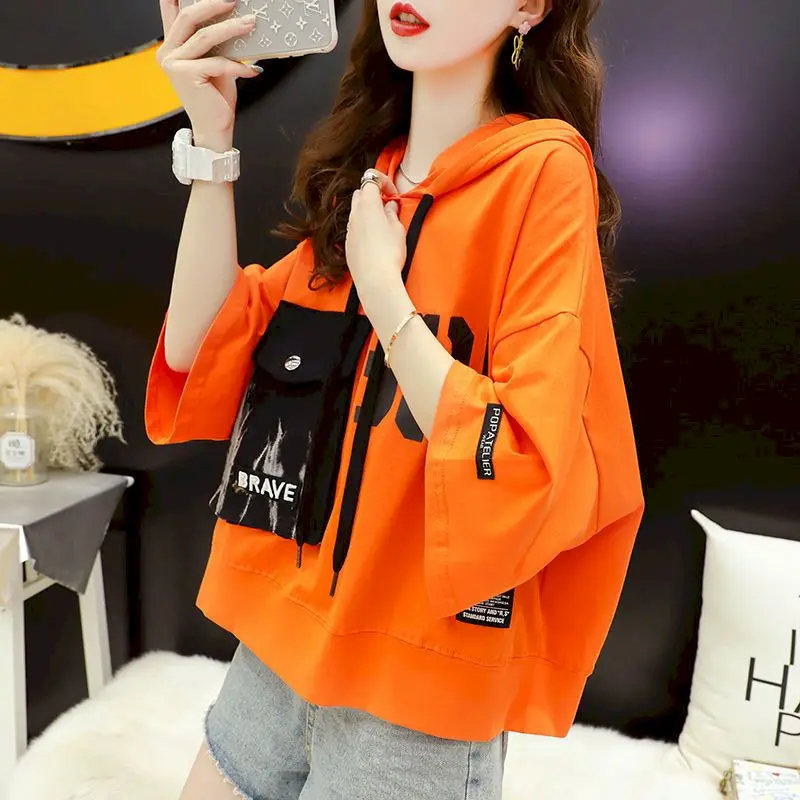 Summer Woman Tshirts Short Design Sense T-shirt Women's 2024 New Loose Large Size Tops Fashion Trend All-match Casual T Shirt