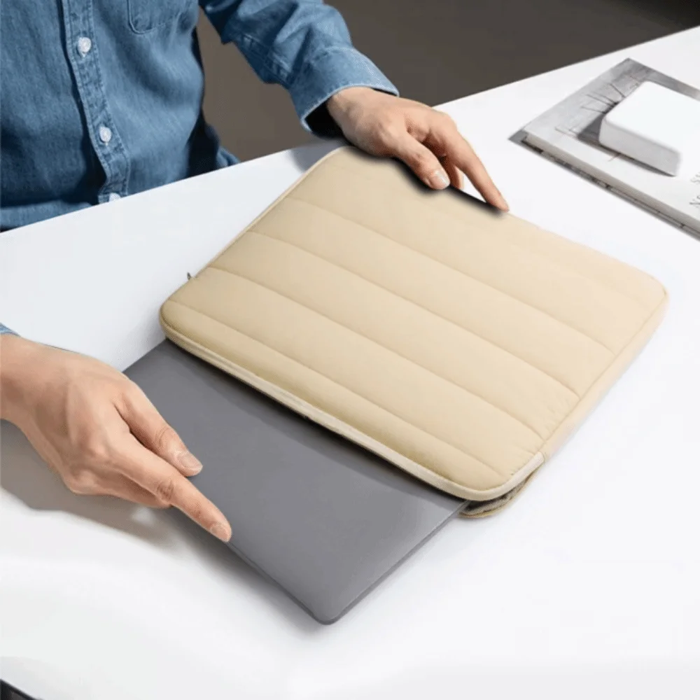 

Модная сумка для ноутбука с пышной сеткой, 13-14 дюймов, водонепроницаемый защитный чехол, легкий противоударный чехол для ноутбука, бизнес