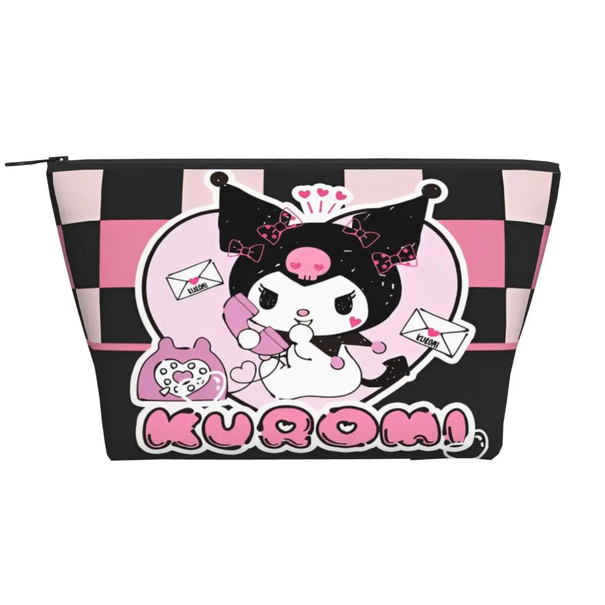 kawaii-kuromi-y2k-doodle-moderno-sacos-de-cosmeticos-casa-portatil-bolsa-de-maquiagem-feminina-para-maquiagem-impressao-organizadores-de-armazenamento