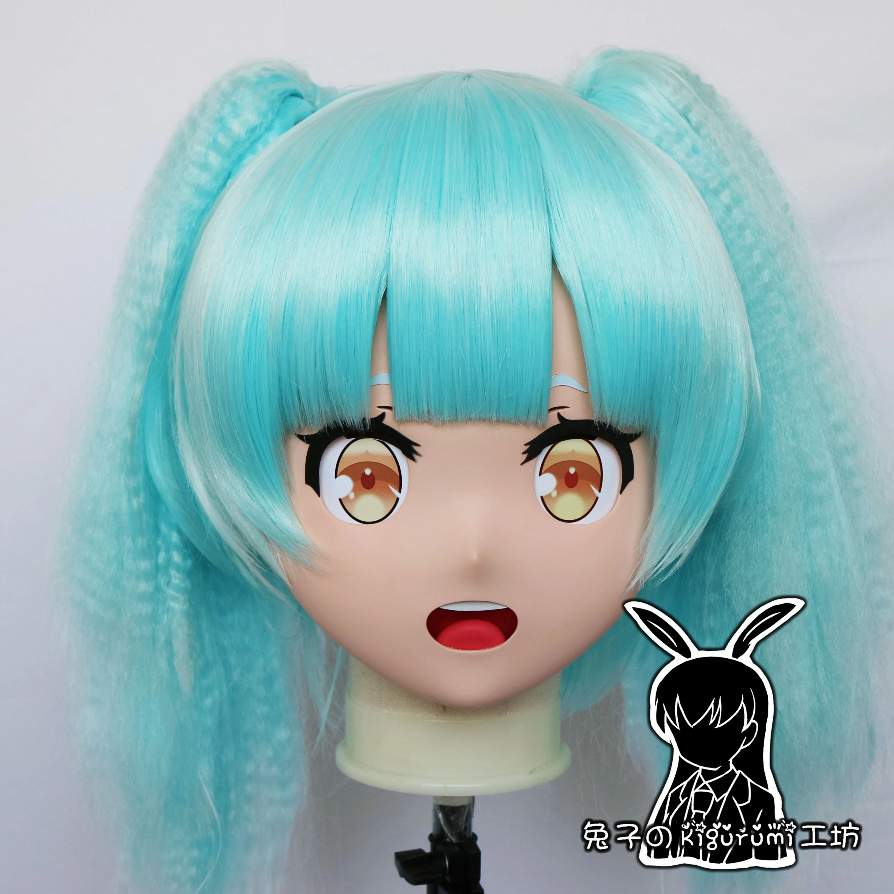 

(KMY078)Customize Character Female/Girl Resin Kig Full/Half Head With Lock Anime Cosplay Japanese Animego Kigurumi Mask