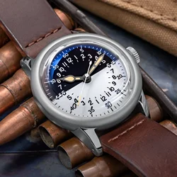 THORN Watch For Men 36mm Diameter Ship Watch 24 Hours Disk World War II Retro Military Watch NH34A Movement Automatic Mechanical