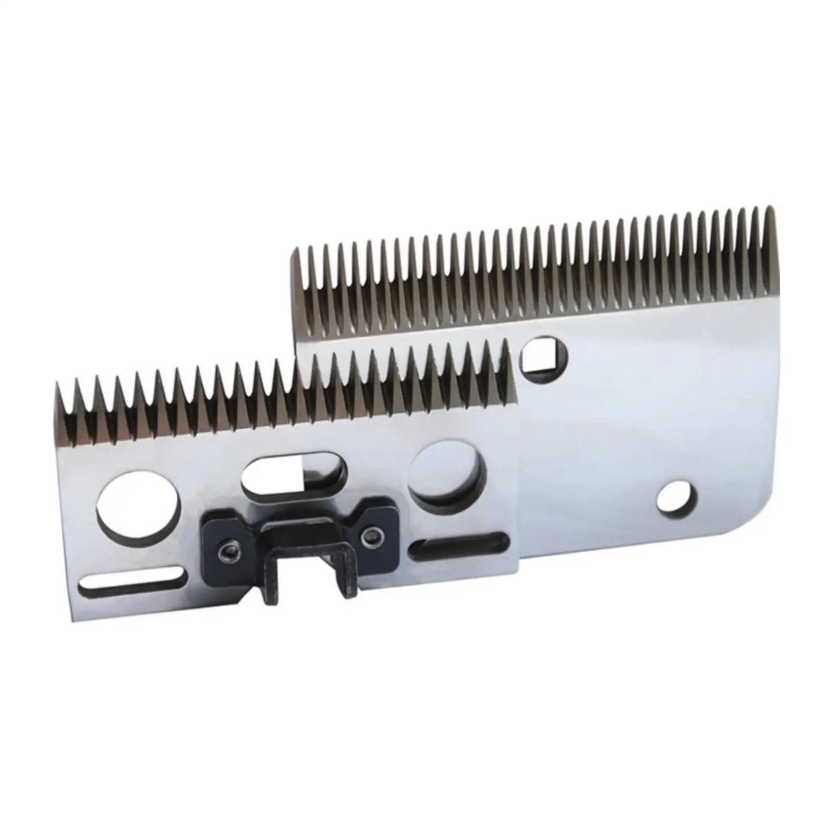 replacement-livestock-hair-trimmer-blade-for-horse-grooming-durable-metal-plate-with-cutout-holes-sharp-teeth-for-fast-trimming