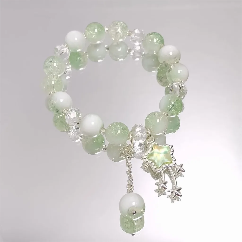 Meteor Bracelet Adjustable Women Girls Bracelet Adjustable Beaded Bracelet Translucent For Campus Student Jewelry Travel