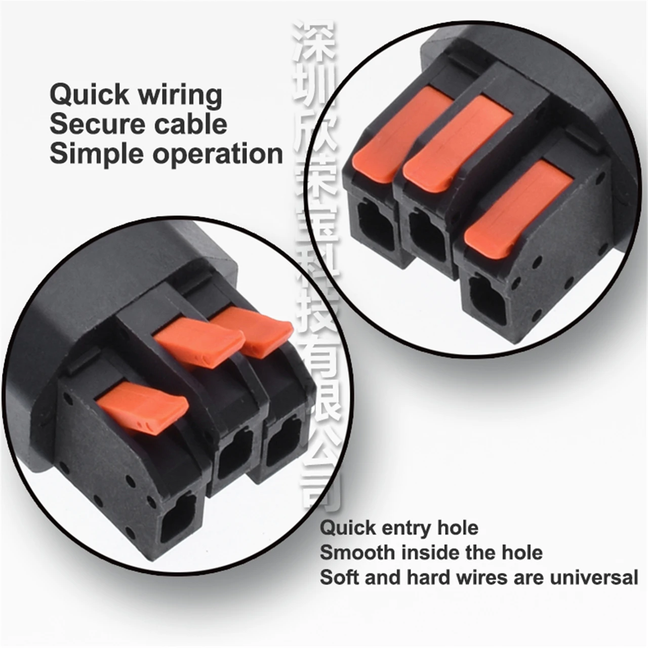 IEC C14 Socket Quick Connect Press Charging Power Supply Socket 3 Core Male Socket 10A/15A Easy Install Connect UL high quality