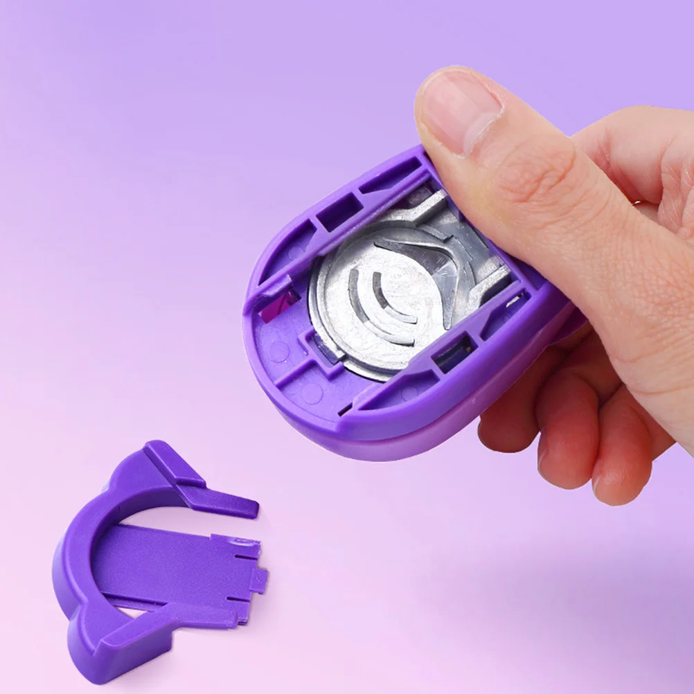 Punzonatrice ad angolo cavo per artigianato in carta, strumento per la creazione di colori casuali, punzonatrice per carta per scrapbooking fai da te per progetti fai da te