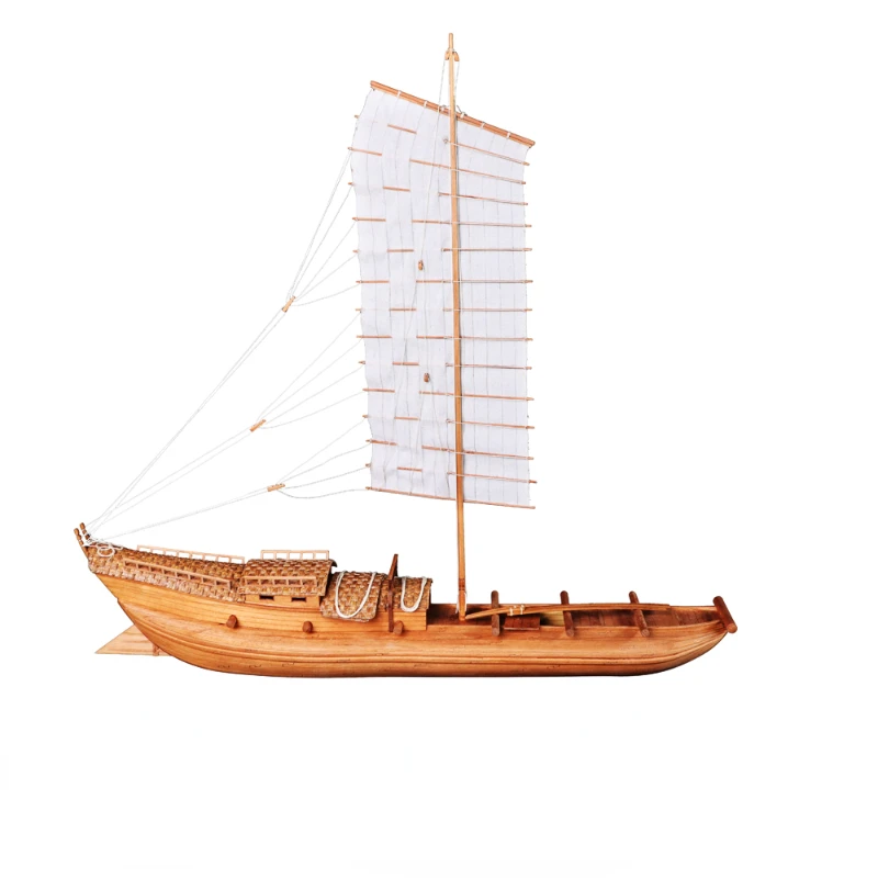 

1/72 Three Gorges Ancient Ship Model Kit Mayangzi DIY Assembly Chinese Traditional Sailing Boat Model