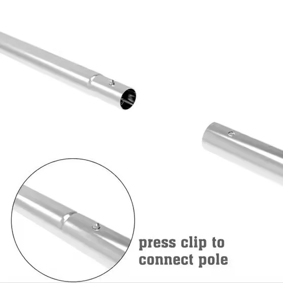Adjustable Aluminum Telescopic Pool Rod Pool Cleaning Tools For Pool Net Skimmer Brush Vacuum