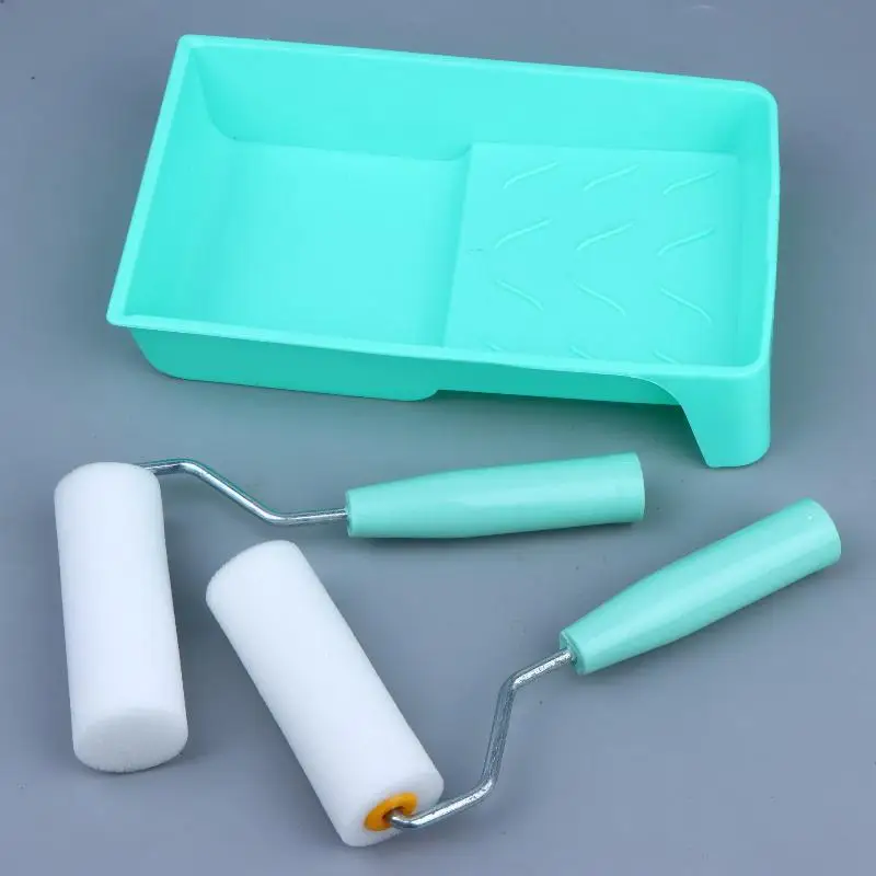 New Durable Foam Paint Roller Sleeves Mini White Sponge Rollers For Art Painting Decorating Cleaning DIY Tools