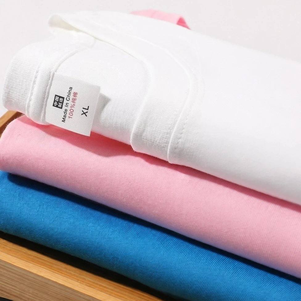 Women's 100% Cotton Tee Summer Lightweight Soft Breathable Crew Neck Short Sleeve Minimal Casual Solid Comfortable Daily T Shirt