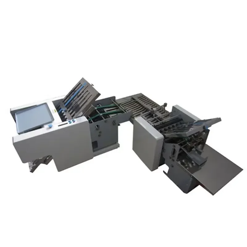 CE Certificate A3 A4 Size High Speed Electric Paper Cross Folding Machine Books Paper Folding Machine