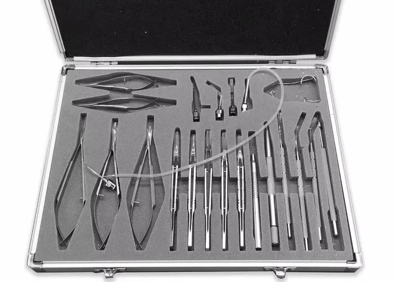 Basic Ophthalmologys Instruments minor eye surgerys set Ophthalmics Surgerys Instruments Set with case 21B-H /2025 Medical tools