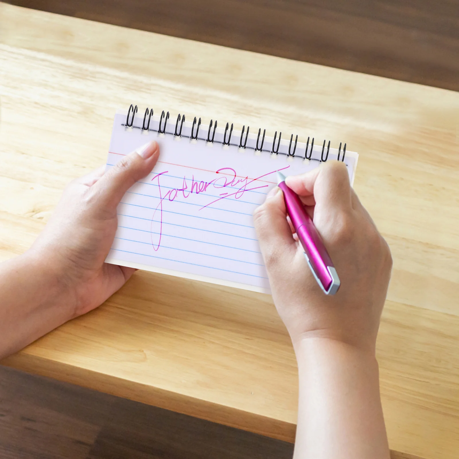 

6Pcs Index Cards Colorful Notebook Thick Paper Revision Cards Compact Notepads for Office School Study Meeting Recording