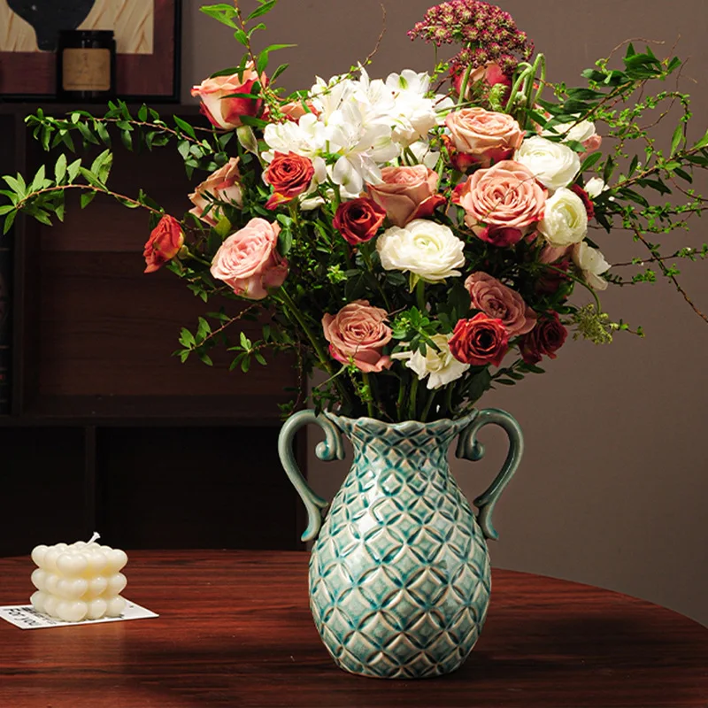 

Vintage Antique Style Ceramic Vase Plant Hydroponic Flower Pot Flower Arrangement Decoration Vase