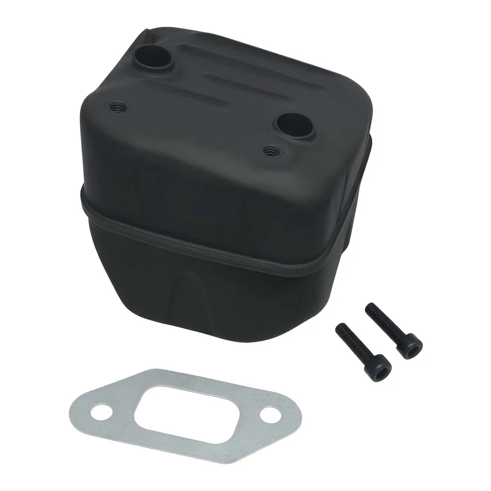Muffler Kit for 357XP 359 355 For chainsaws For exhaust Pipe Replacement Includes Gasket Screws Black Silver 300g