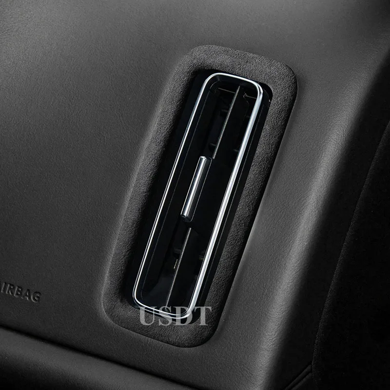 Car Dashboard Outlet Vent Sticker forFor LEADING IDEAL LiXiang L7 L8 L9 Suede AC Outlet Decal Frame Trim Interio