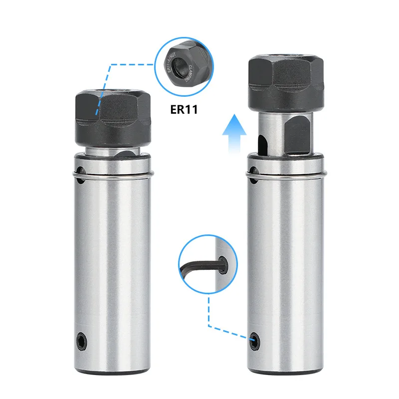 CNC spring floating telescopic tapping handle, tapping thread tapping handle, ER chuck anti breakage tap
