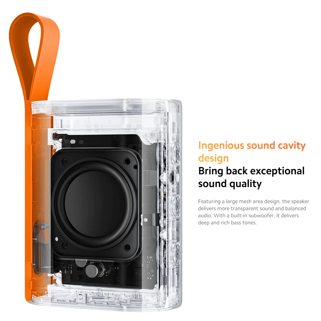 Xiaomi Sound Pocket 5W مخرج مكبر صوت محمول صحيح صوت ستيريو لاسلكي بلوتوث 5.4 IP67 مقاومة الغبار والماء