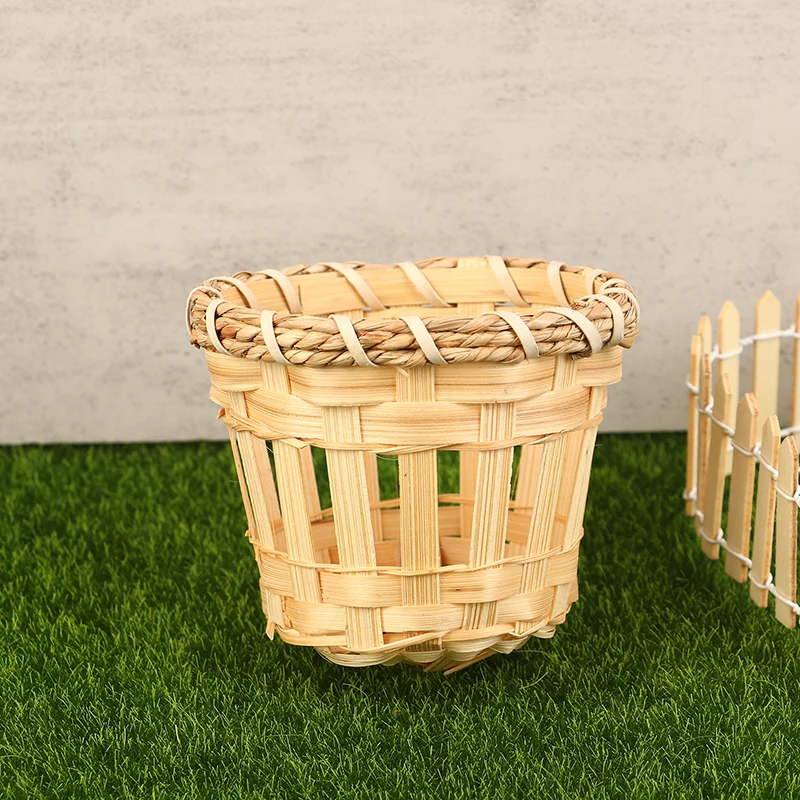 CPI-2Pcs Lamp Shade Light Cover Shades Chandelier Drum Woven Cage Bulbceiling Rattan Pendanttable Wicker Lamps Cottage Country