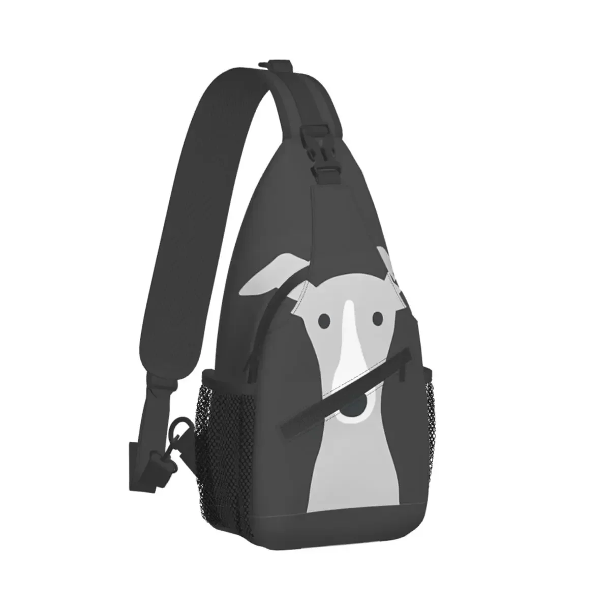 

Italian Greyhound Cute Whippet Dog Crossbody Chest Bags Animals Pockets Travel Pack Messenger Sports Teens Shoulder Bag Unisex